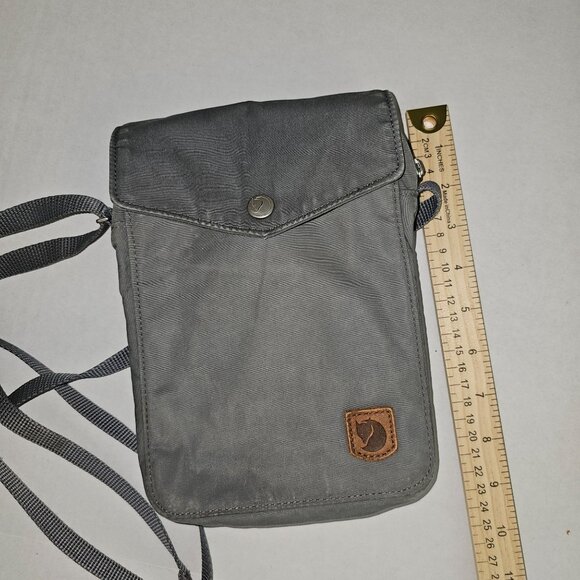 Fjallraven Pocket G-1000 Everyday Outdoor Travel Bag Purse Gray - Picture 14 of 14